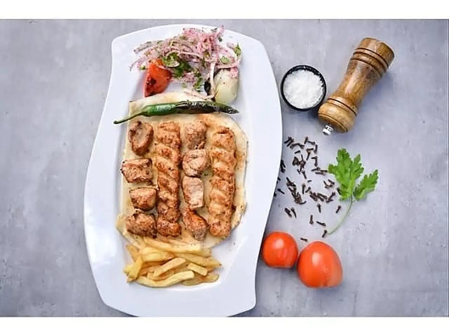 4 Skewers Of Mixed Chicken