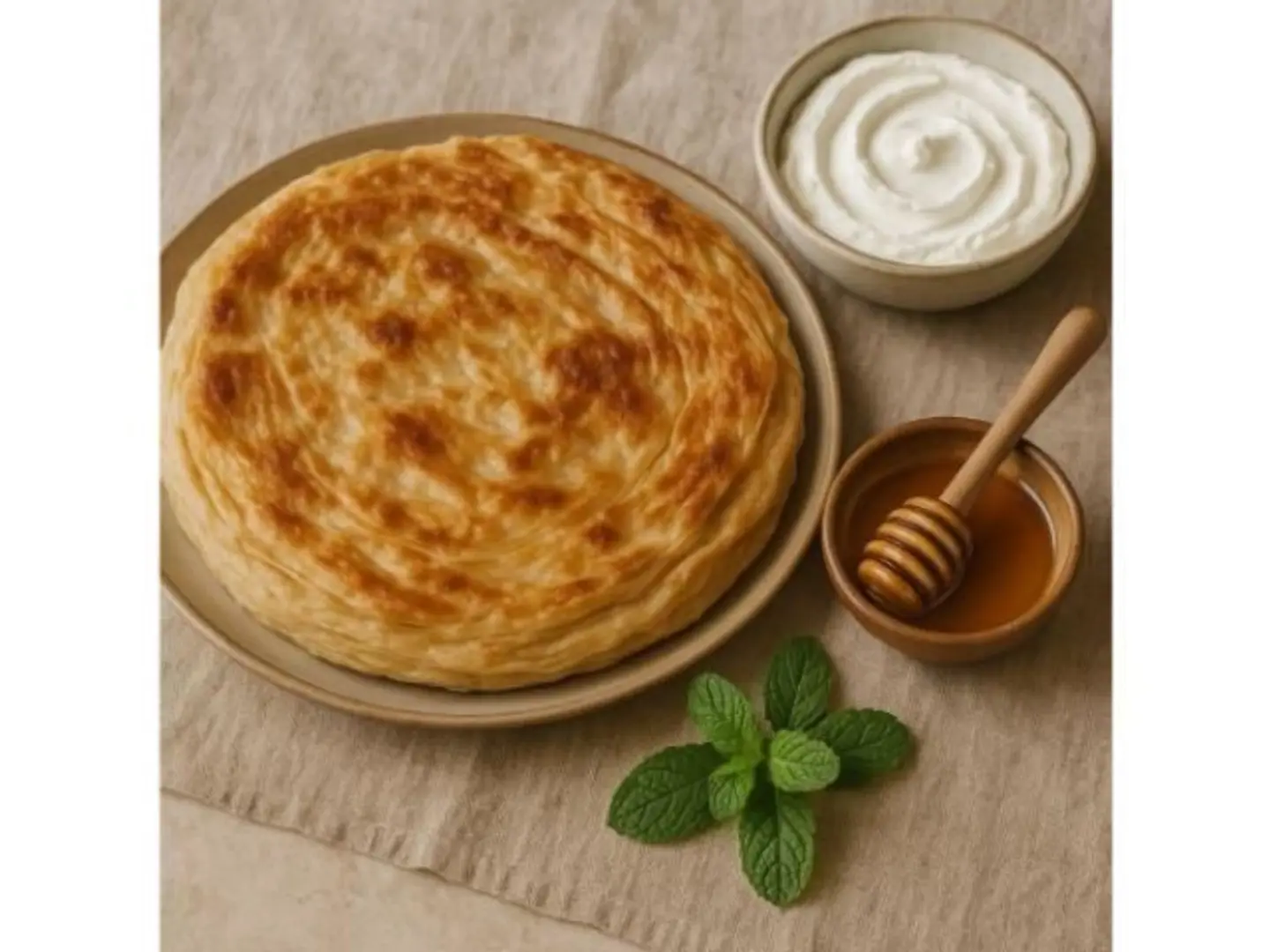 فطيرة سانجي باللبنة و العسل