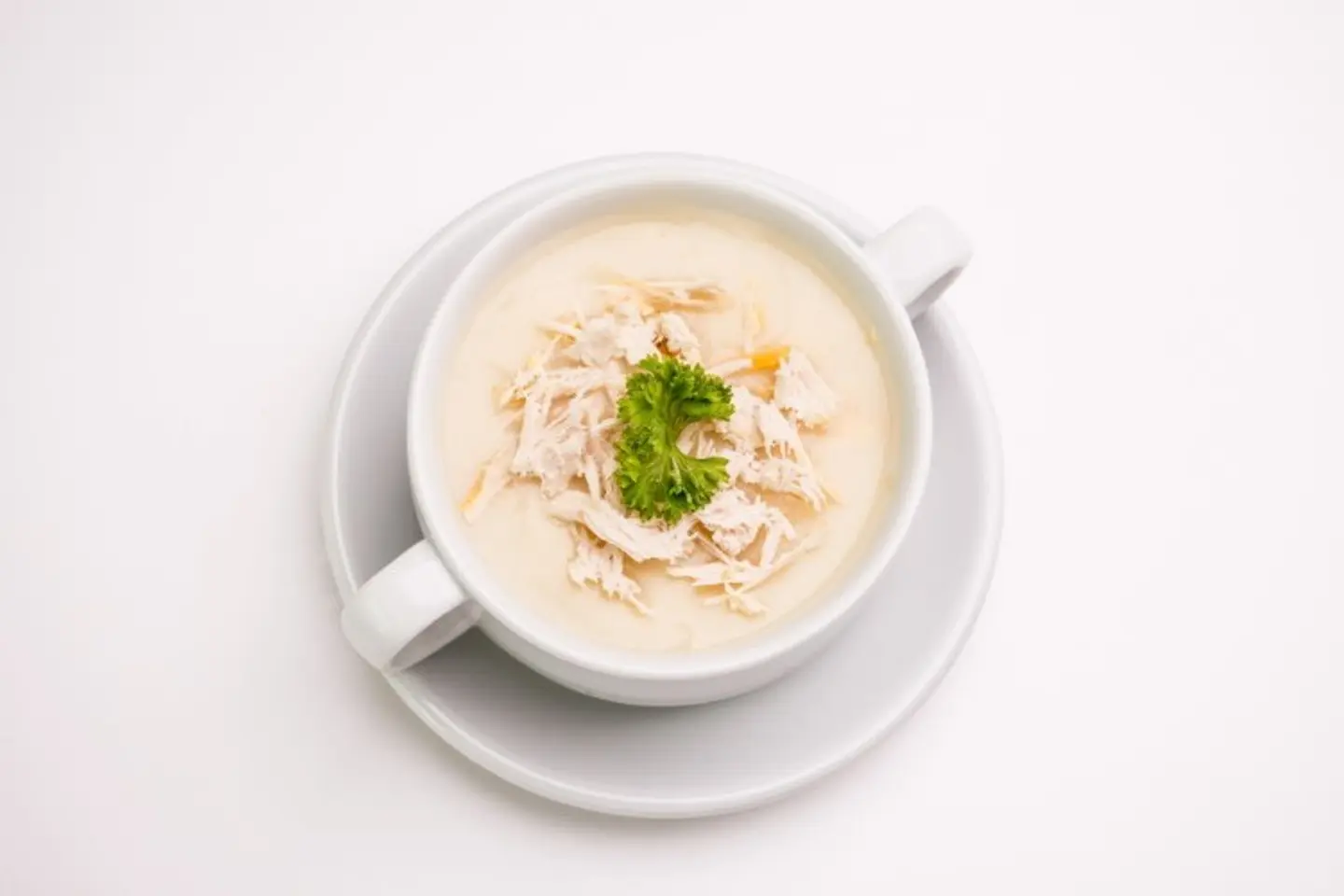 شوربة كريمة دجاج