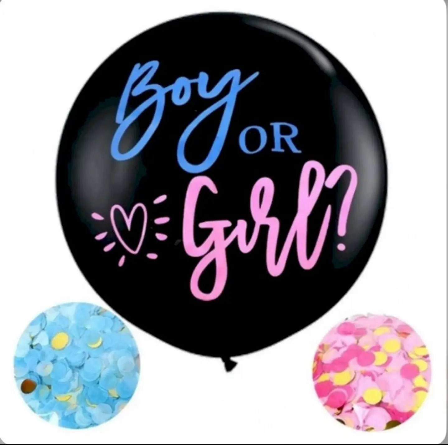 بالون هيليوم كشف جنس المولود