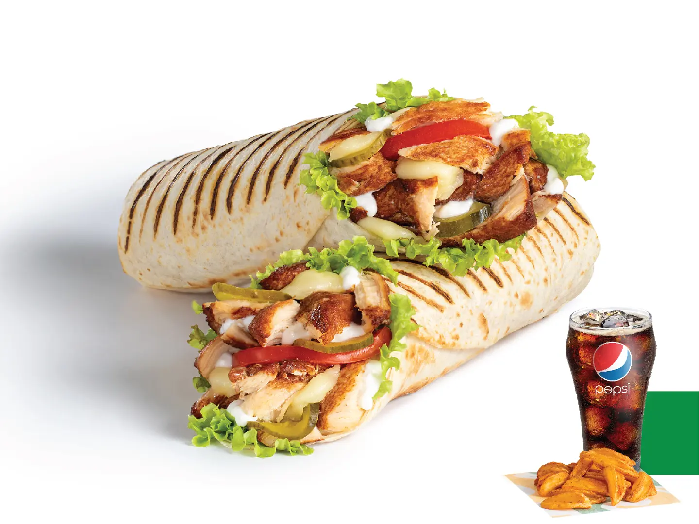 Rotisserie Style Chicken Wrap Combo