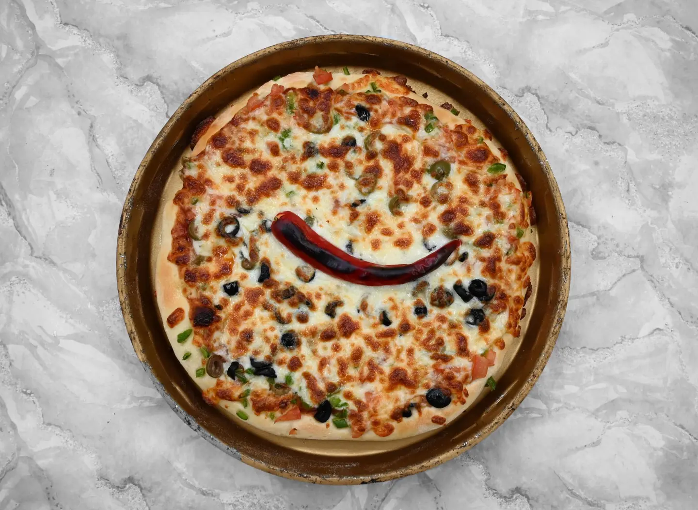 بيتزا خضار - كبير