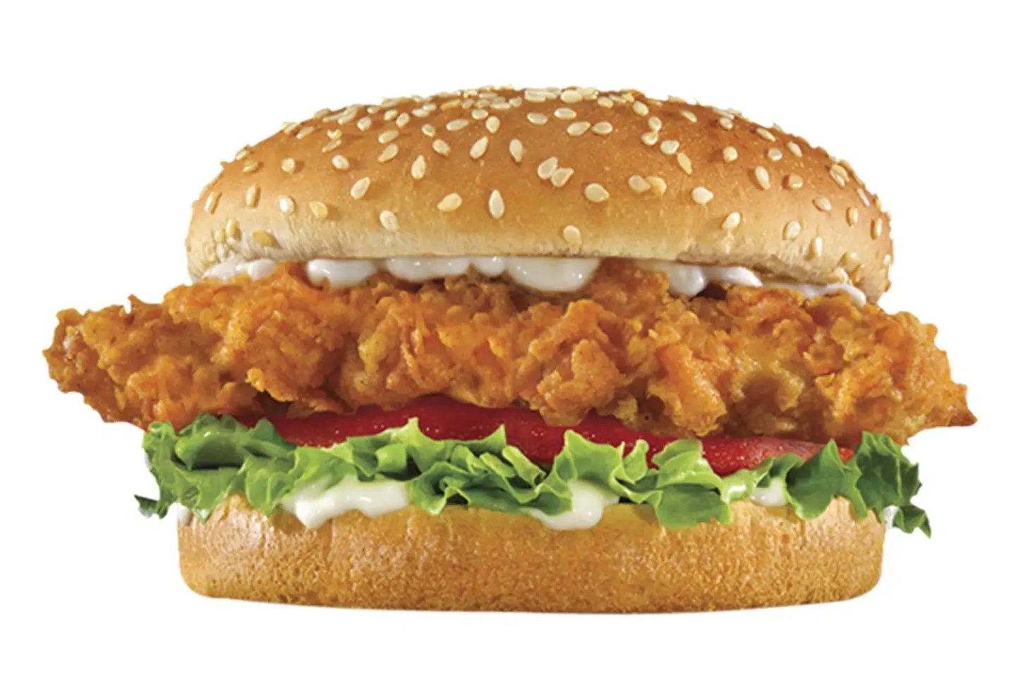 وجبة برجر دجاج مقلي