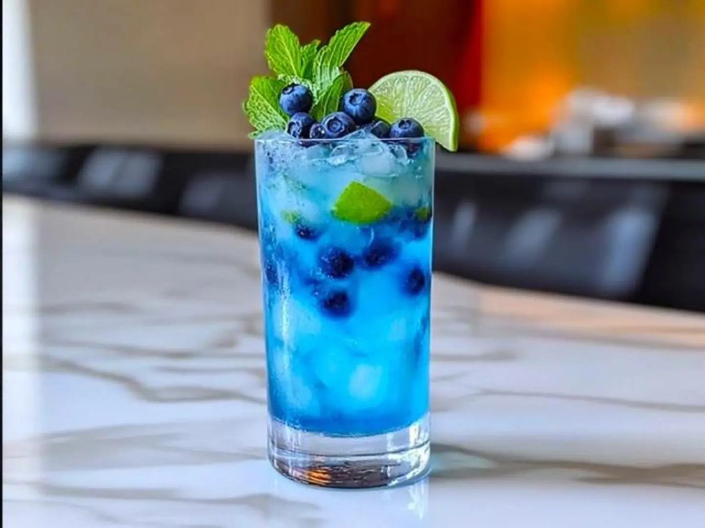 Blue Berry Mojito
