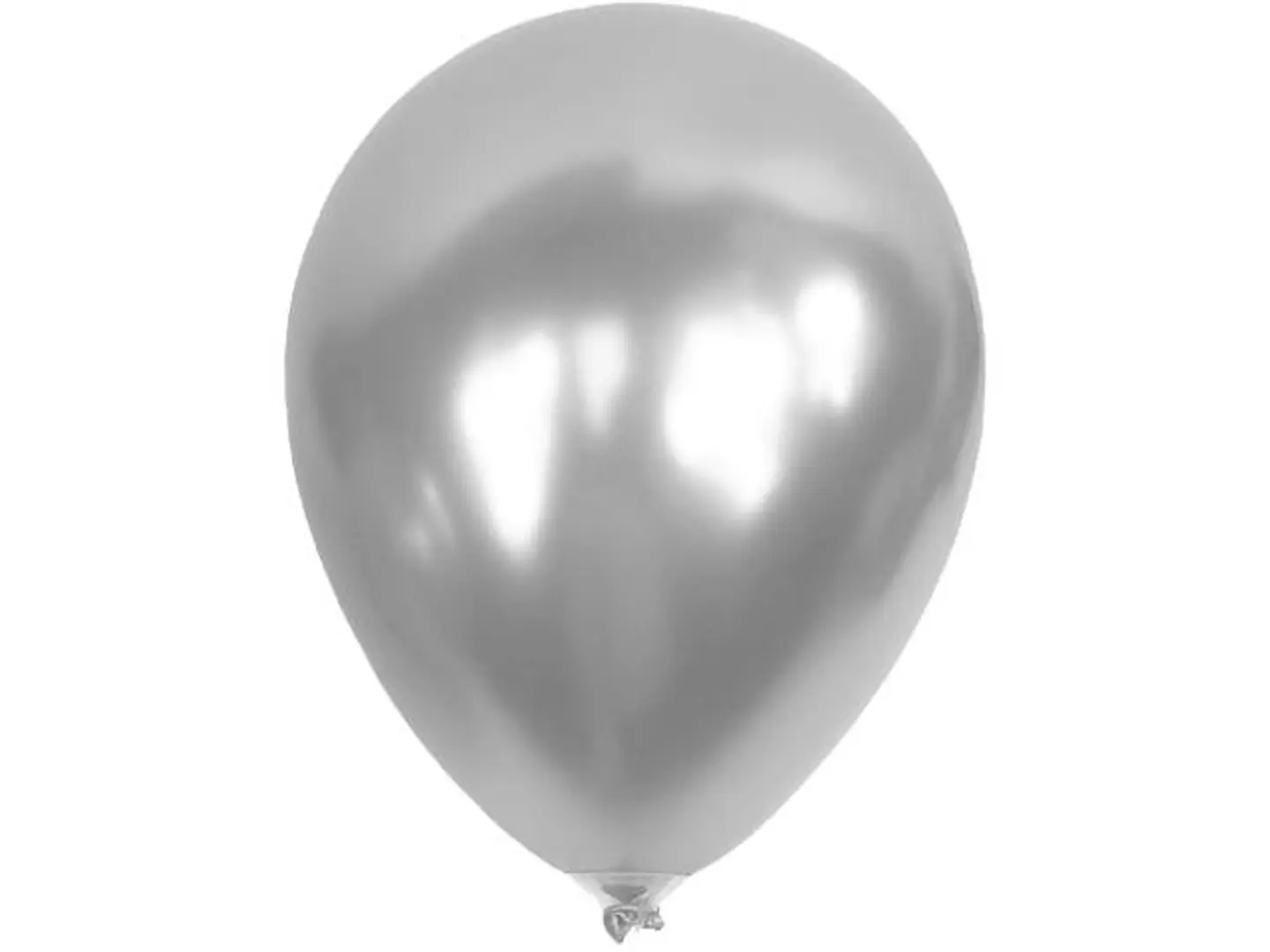 بالون هيليوم لون فضي