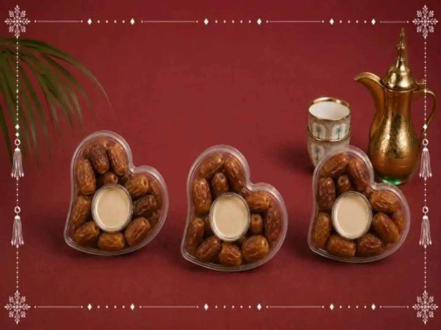 Heart Shaped Sukkari Dates
