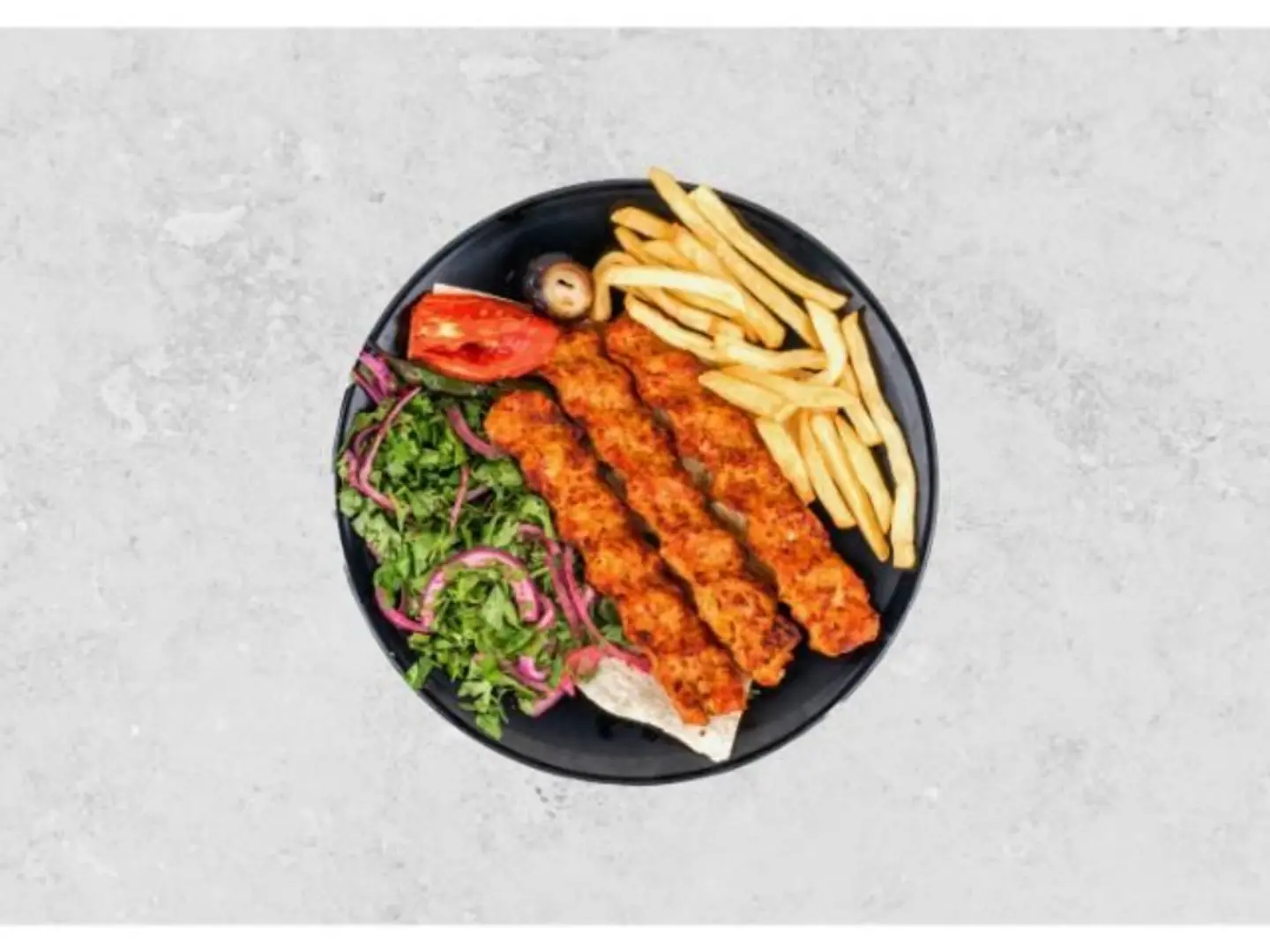 Chicken Kebab For One Person