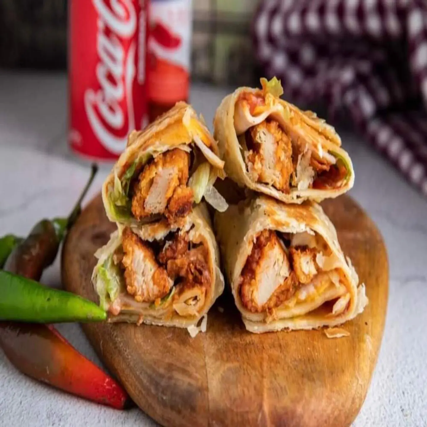Spicy Zinger Chapati