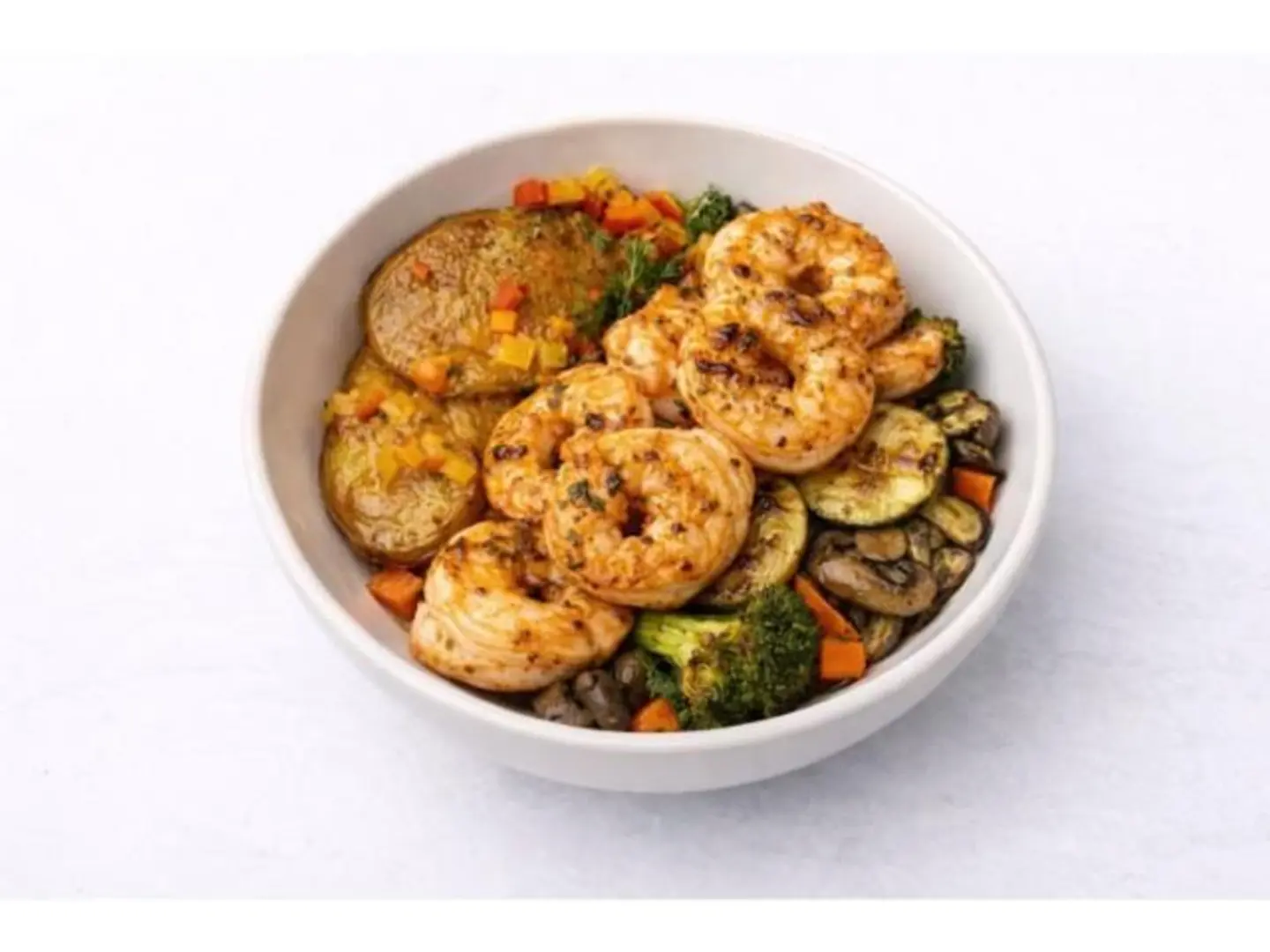 Garden Smash Potato Shrimp