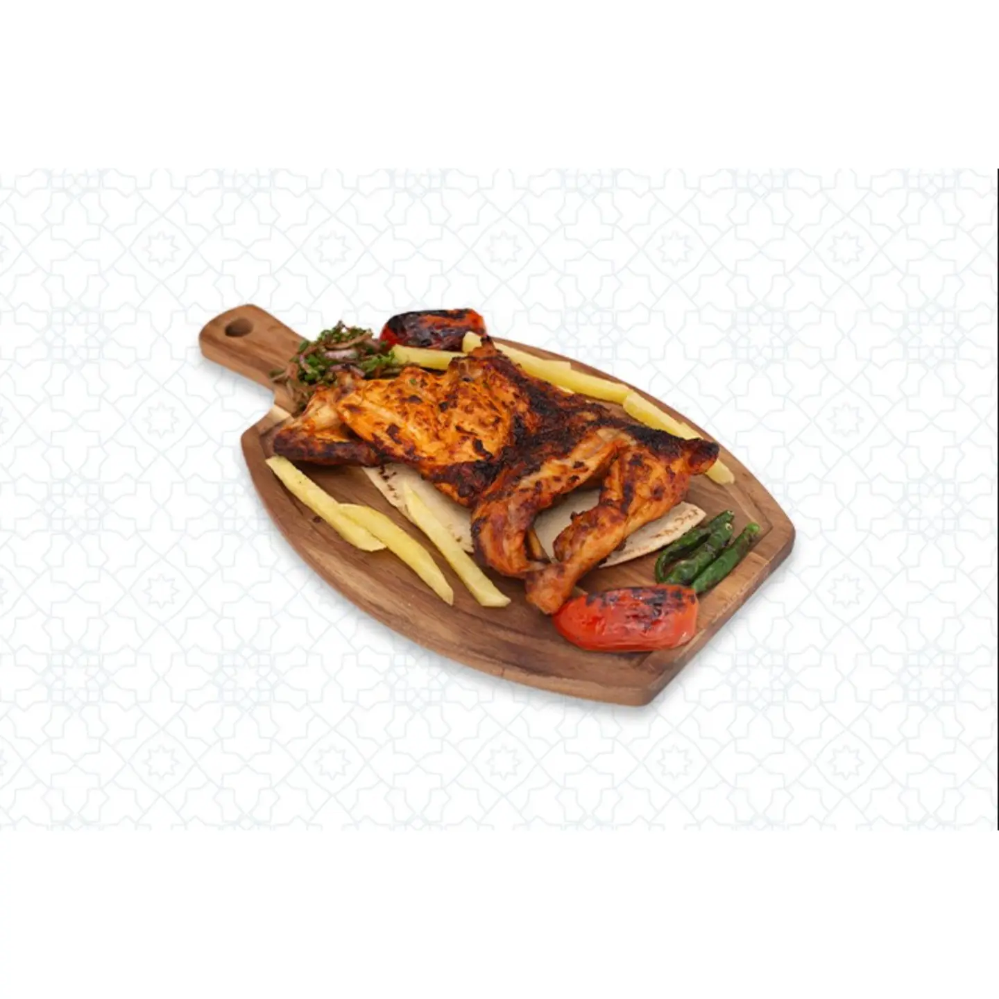 Half Plain Charcoal Chicken