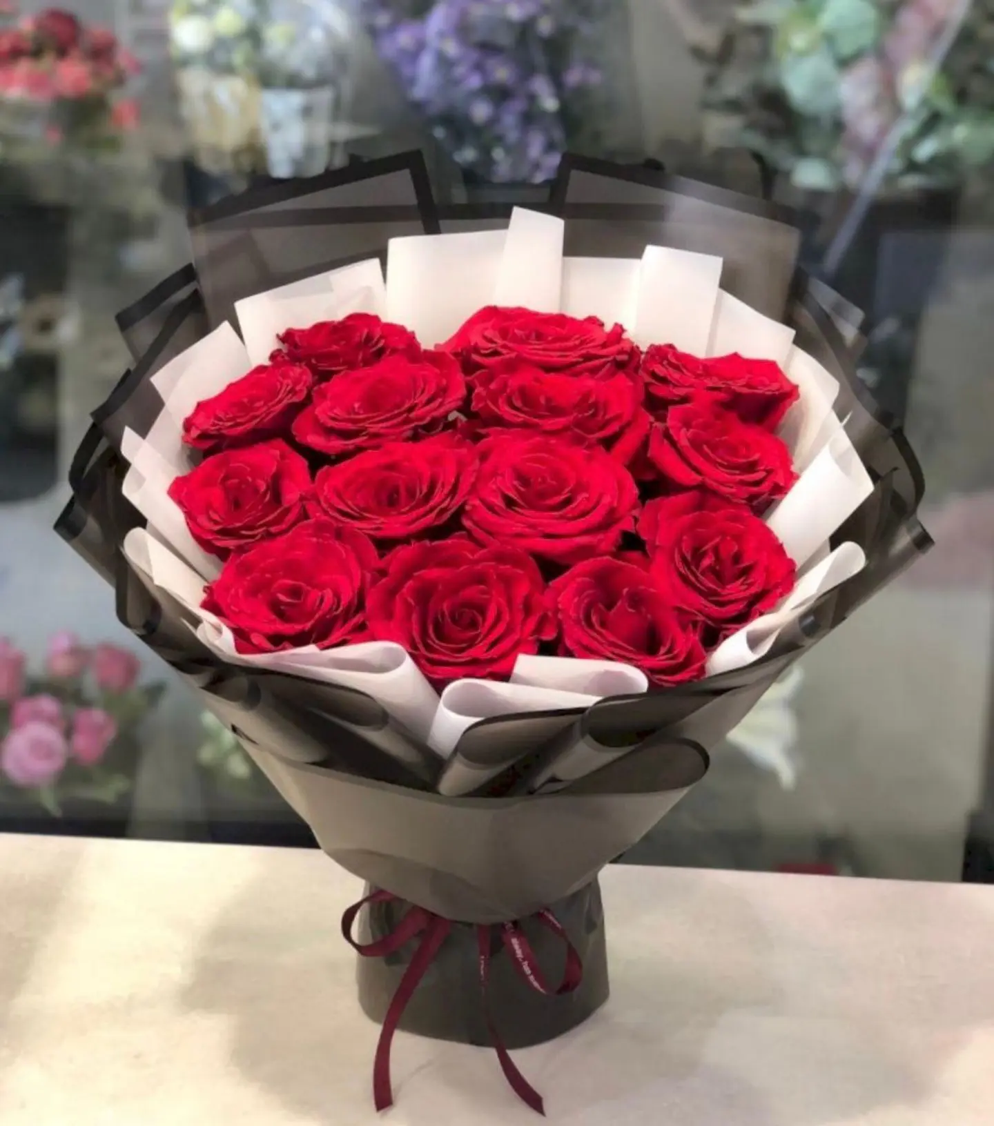 ⁠بوكيه ورد طبيعي 22