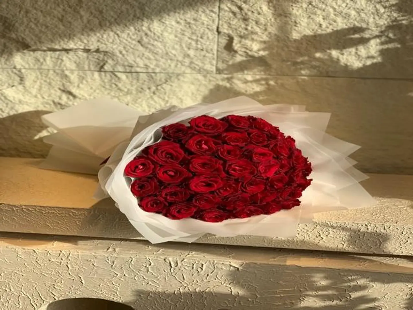 باقة ورد جوري أحمر