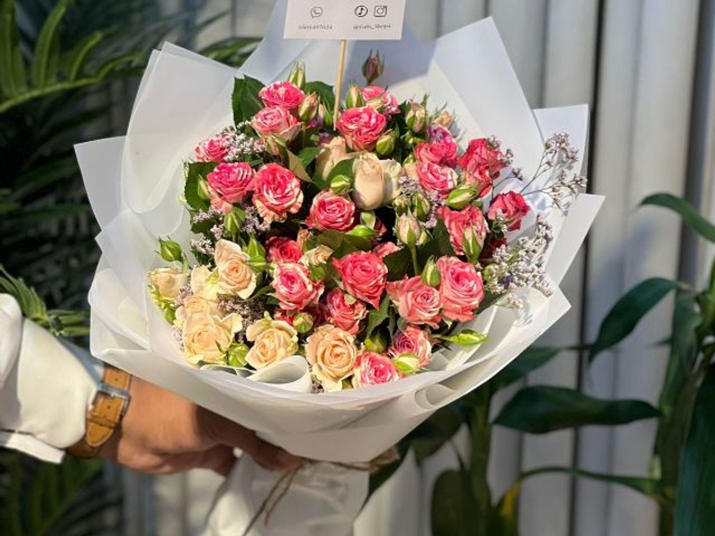 Baby Rose Pink Bouquet