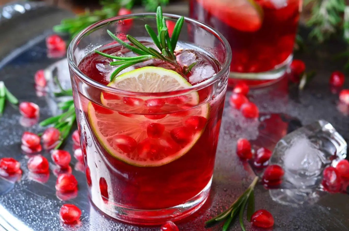 Iced Pomegranate
