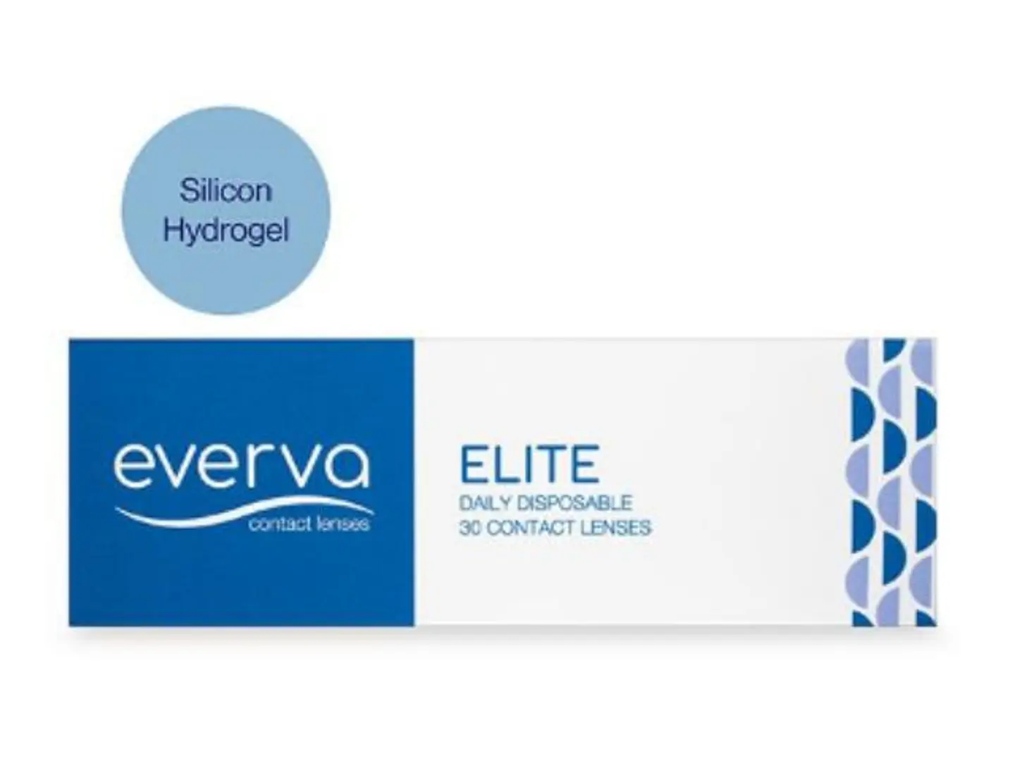Everva Elite Pack Of 30 Silicon Hydrogel Daily Disposable Contact Lens