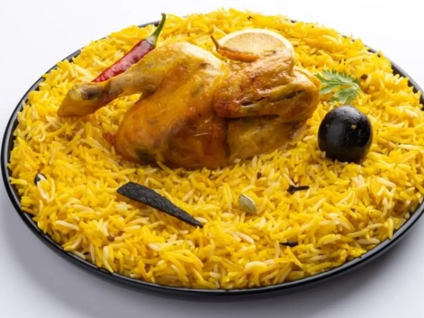 نص حبه دجاج مندي