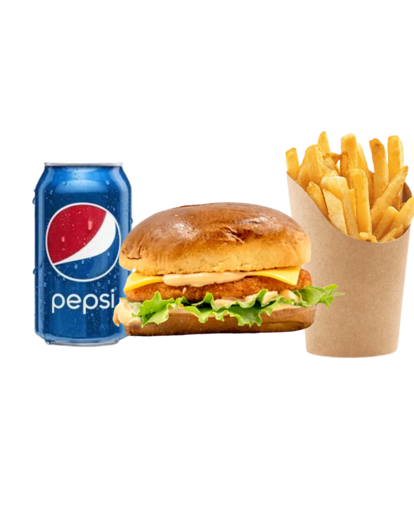 Delicious Burger Meal