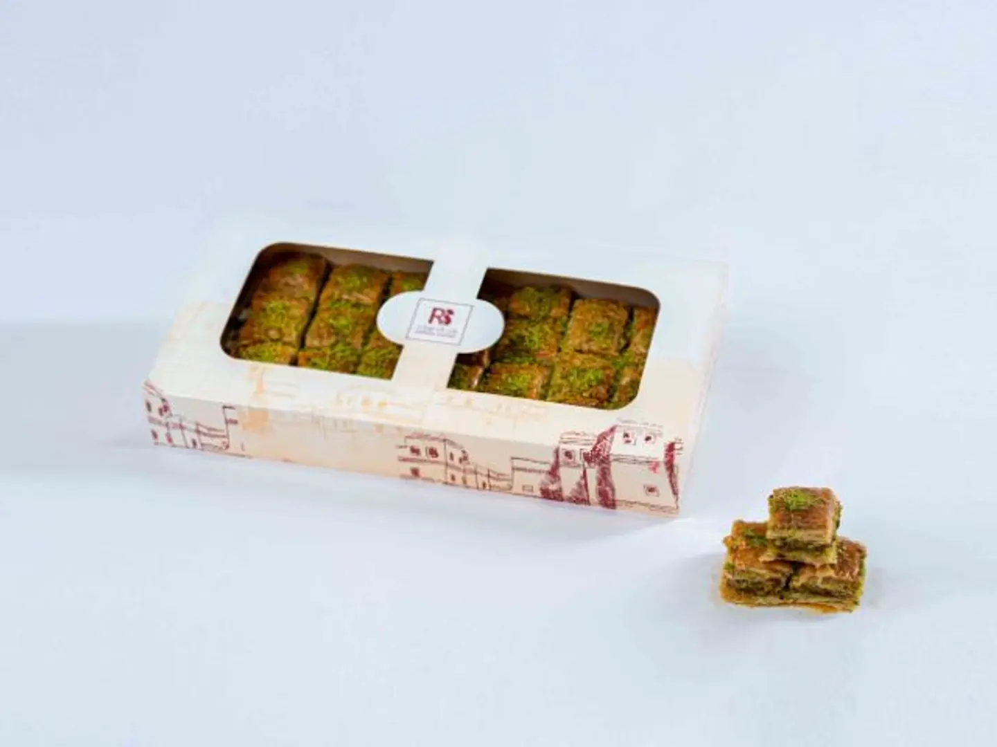 بقلاوة سكين بالفستق - كيلو بقلاوة سكين بالفستق