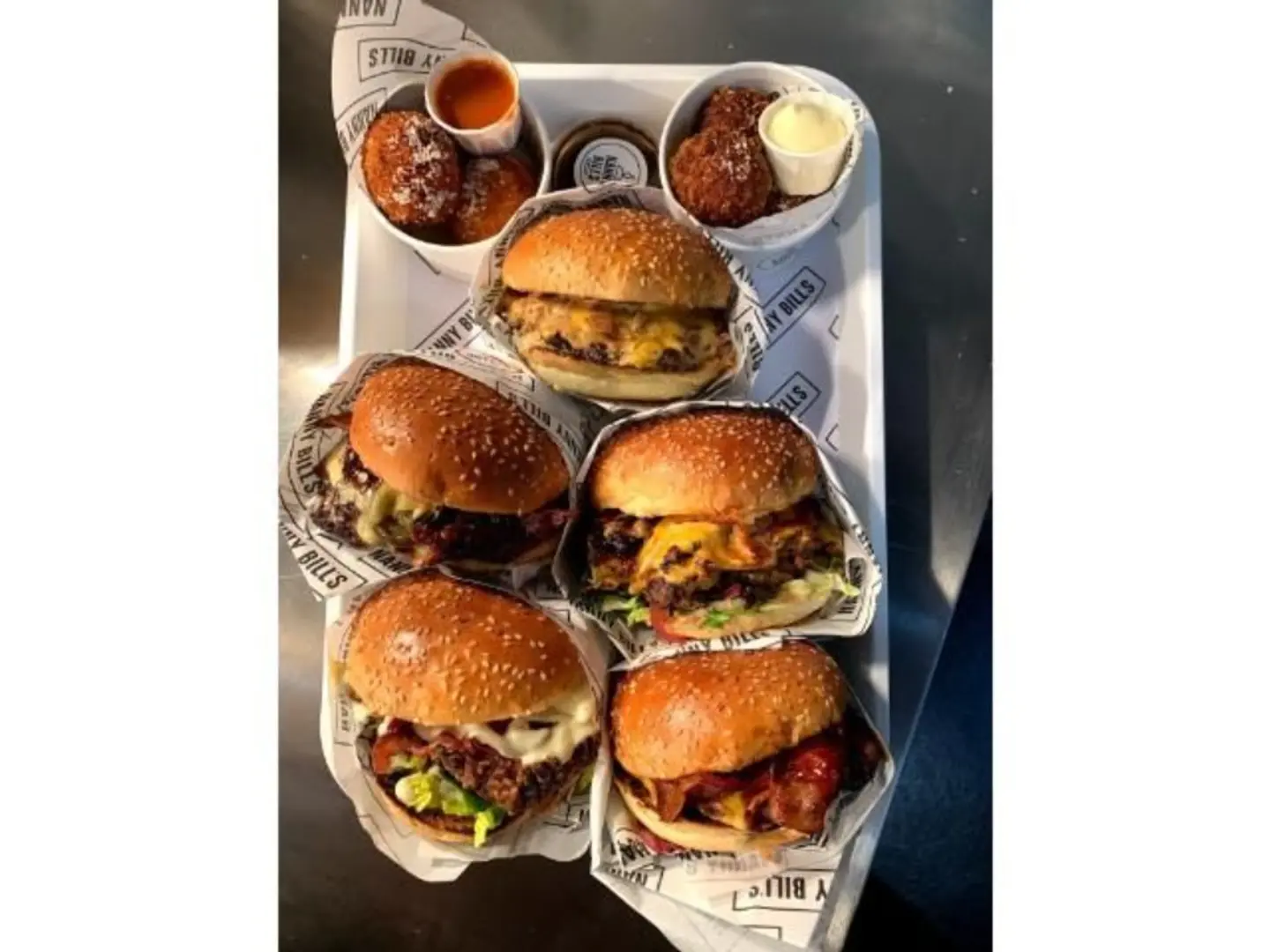 Large Size 6 Burgers