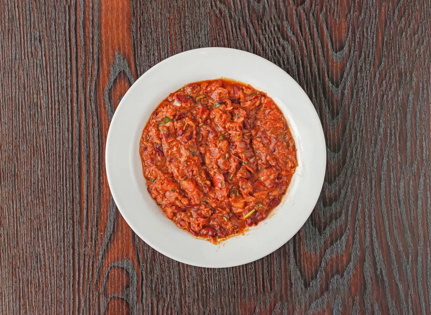 فاصوليا حمراء مع تونة والبيض