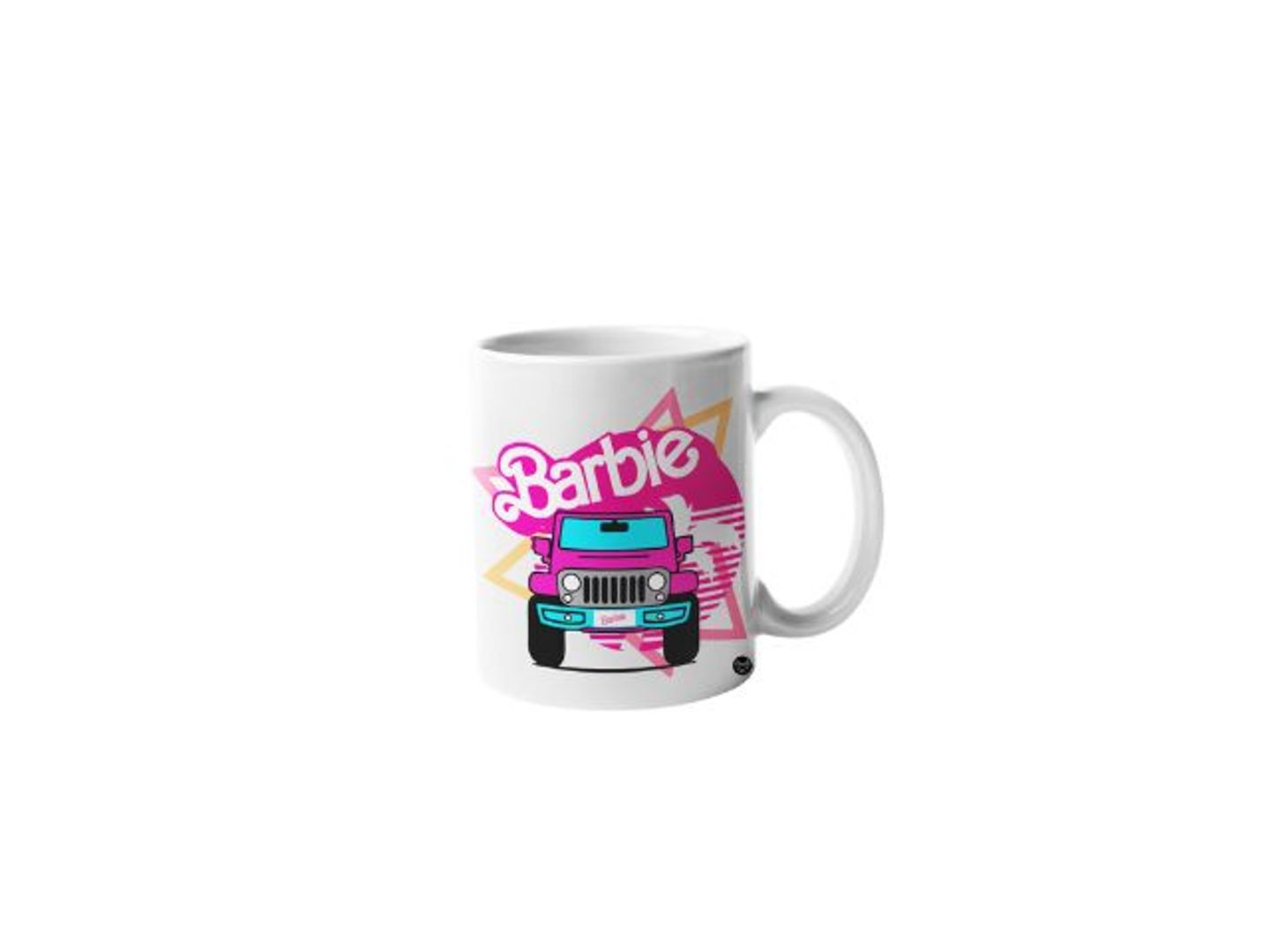 Barbie Jeep Mug White