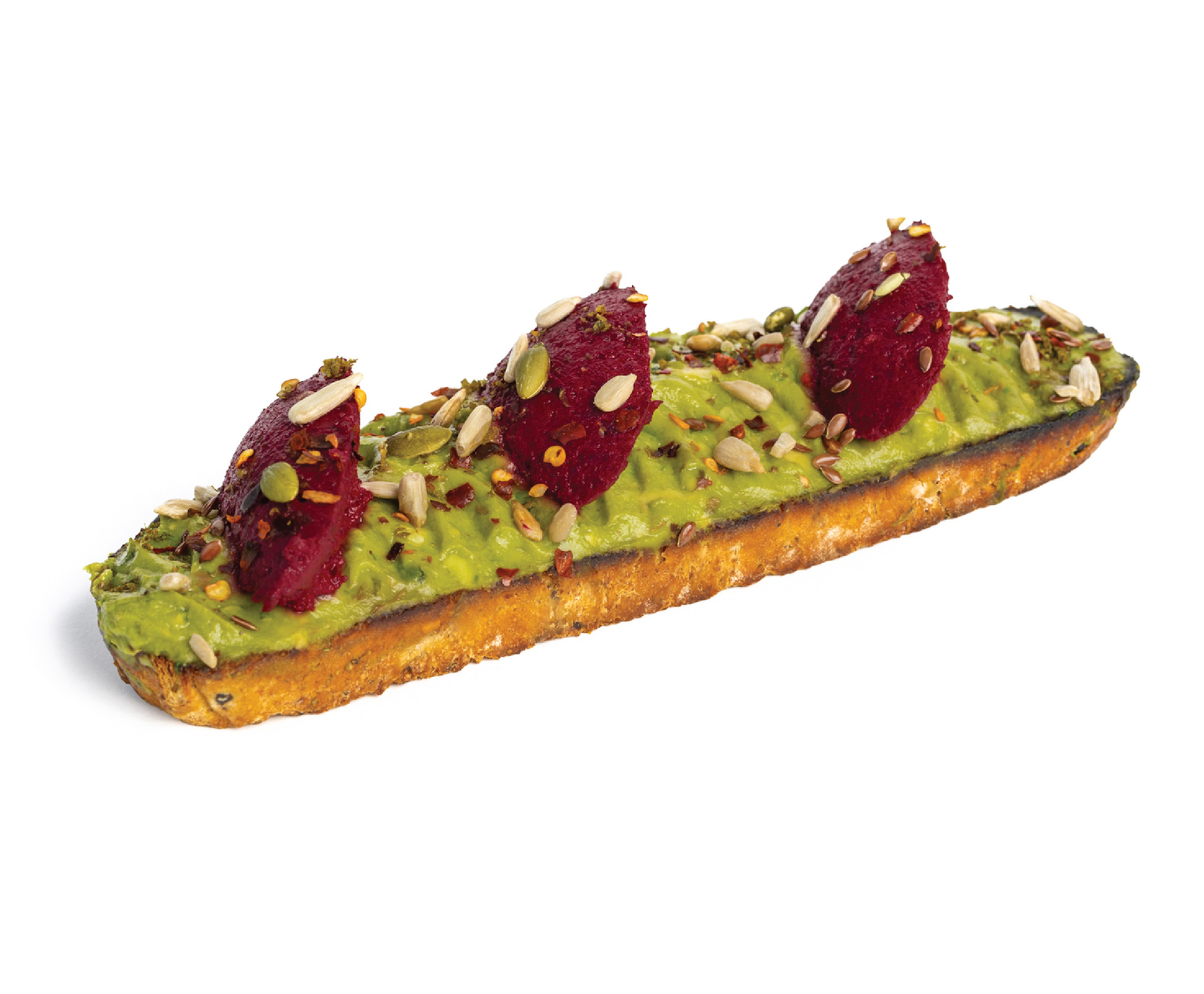 Beetroot Hummos Toast