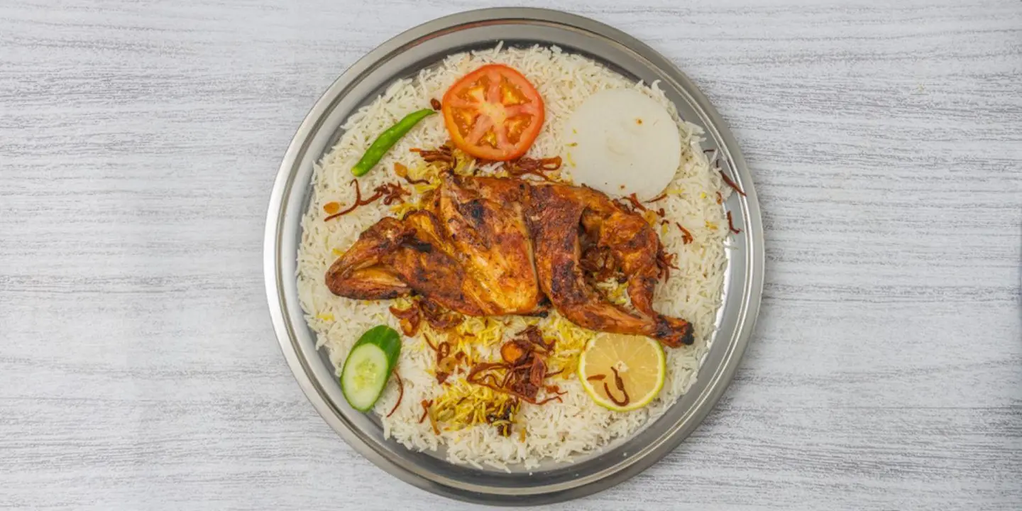 نص دجاج على الفحم