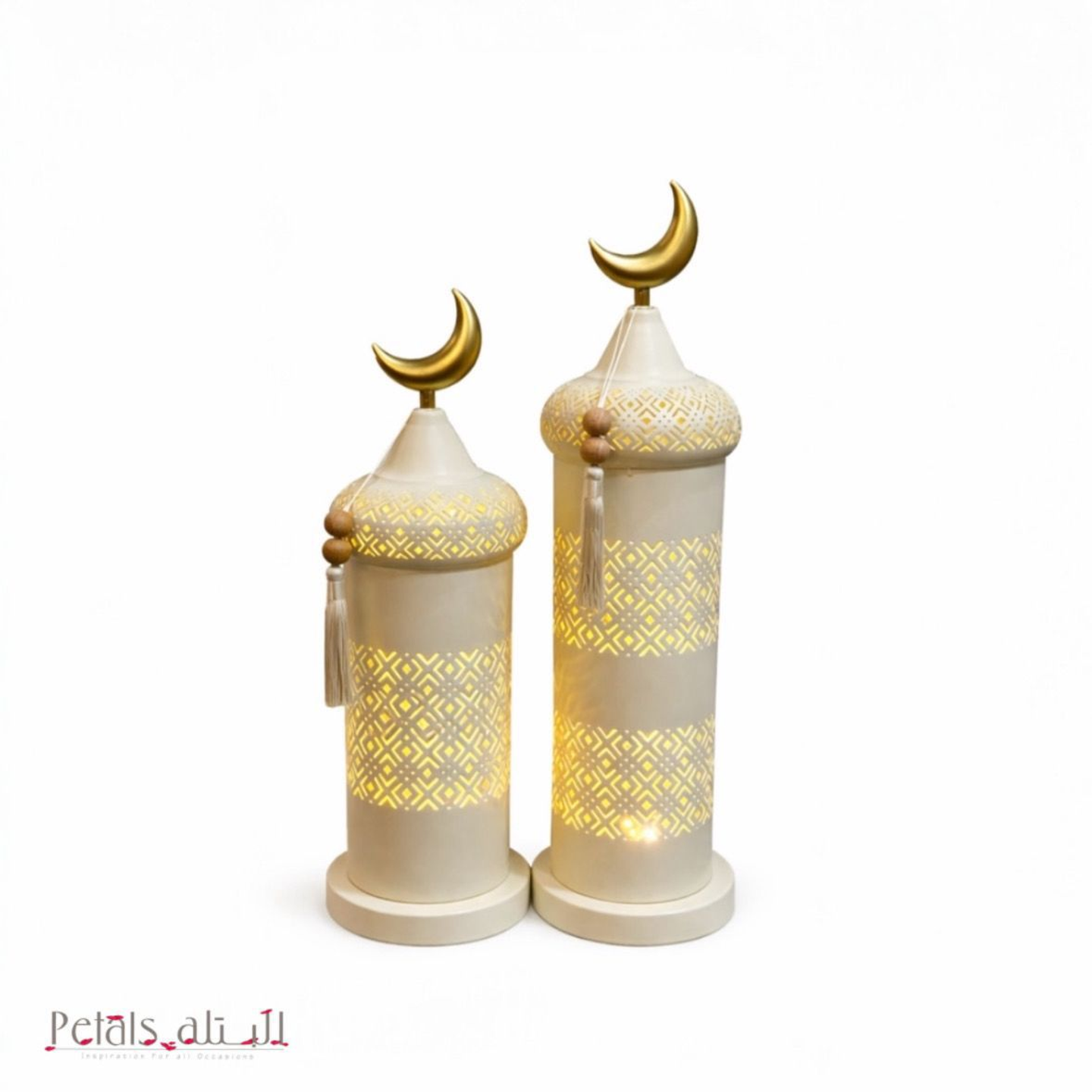 طقم فانوس الهلال المضيء