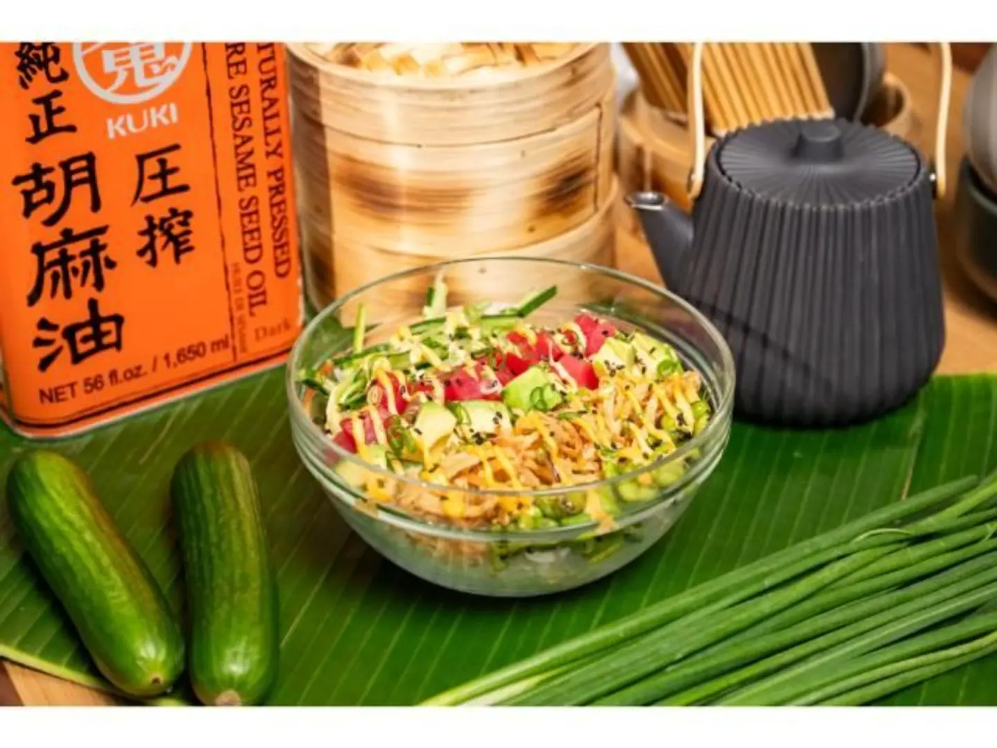 مكس أخضر بالتونة الحارة