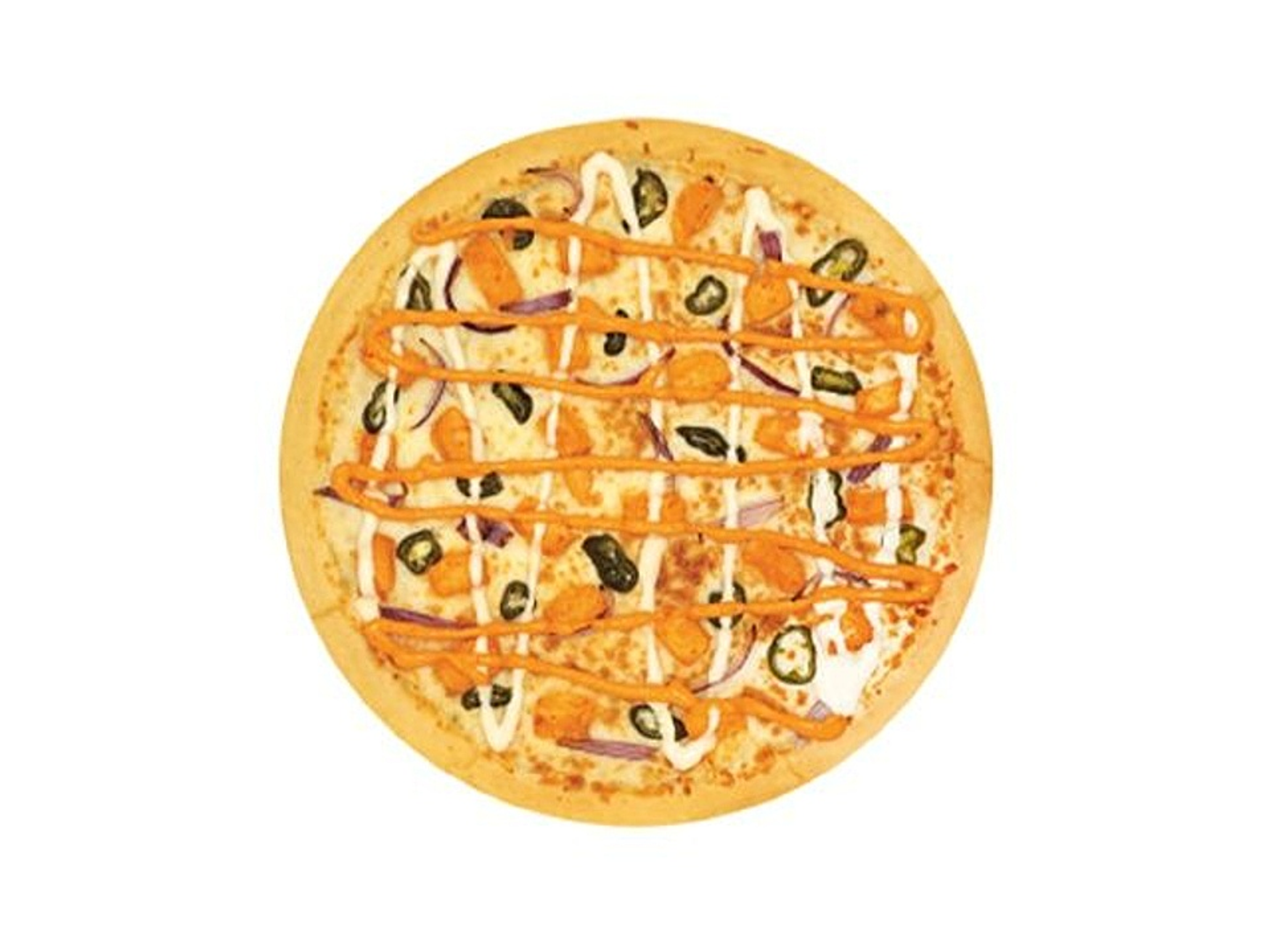 بيتزا دجاج ديناميت وسط