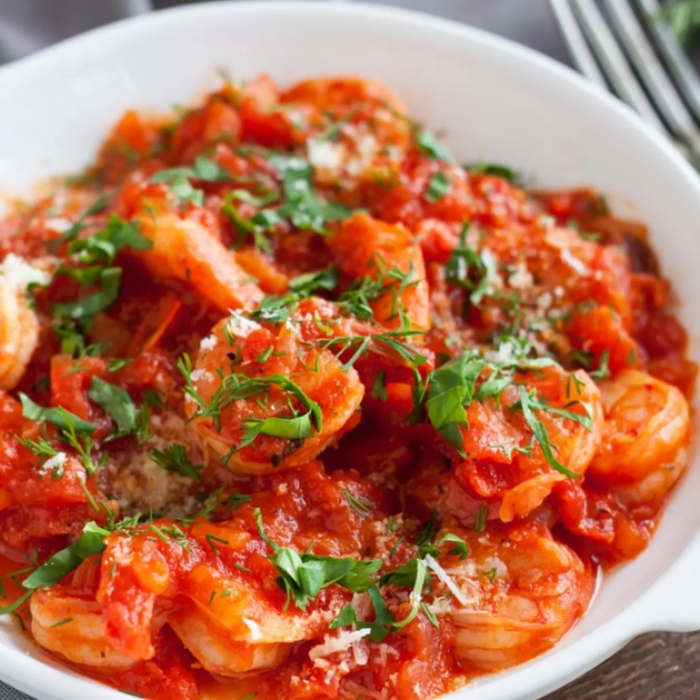 طاجن روبيان صوص احمر