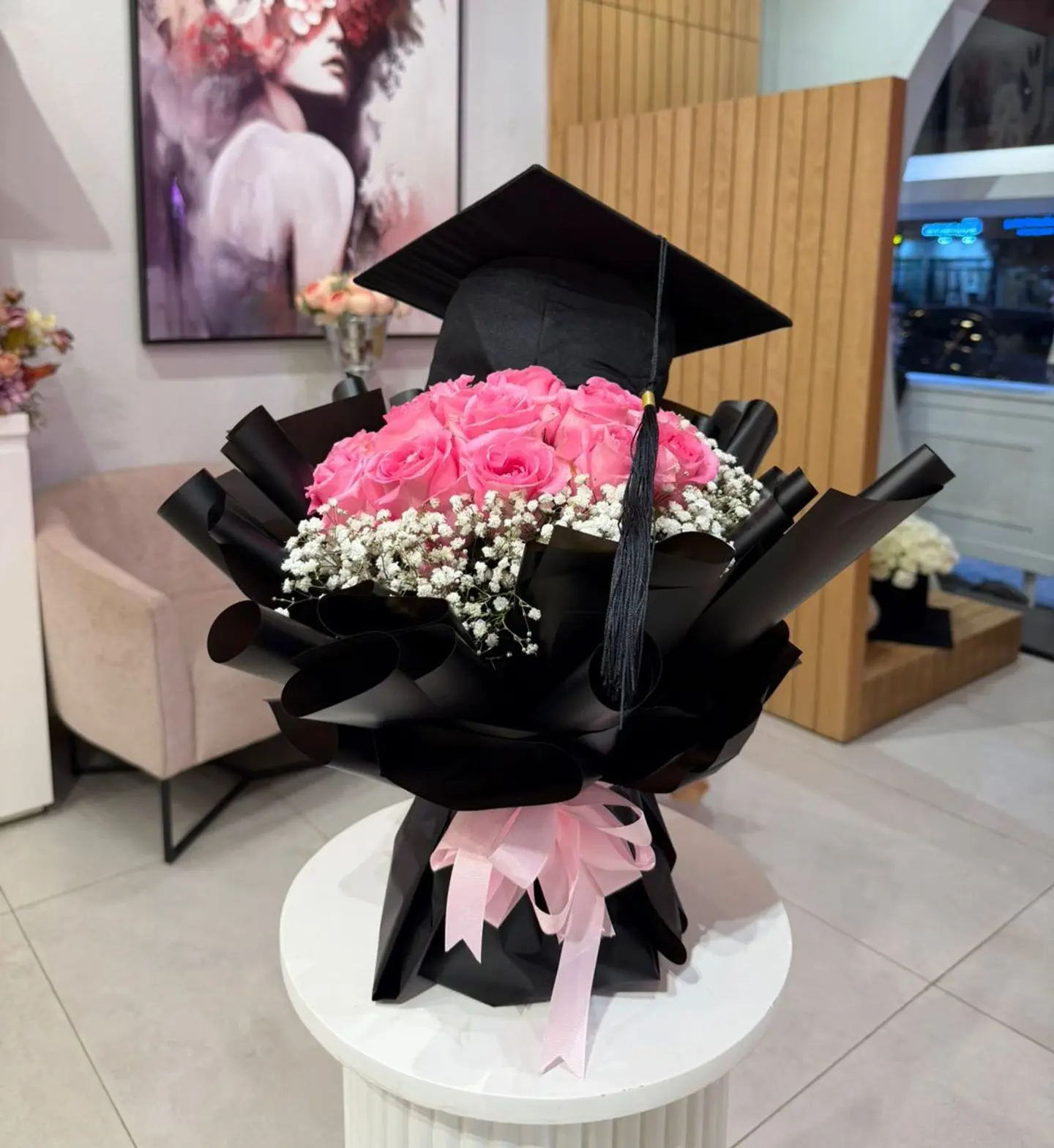 Pink Graduation Bouquet