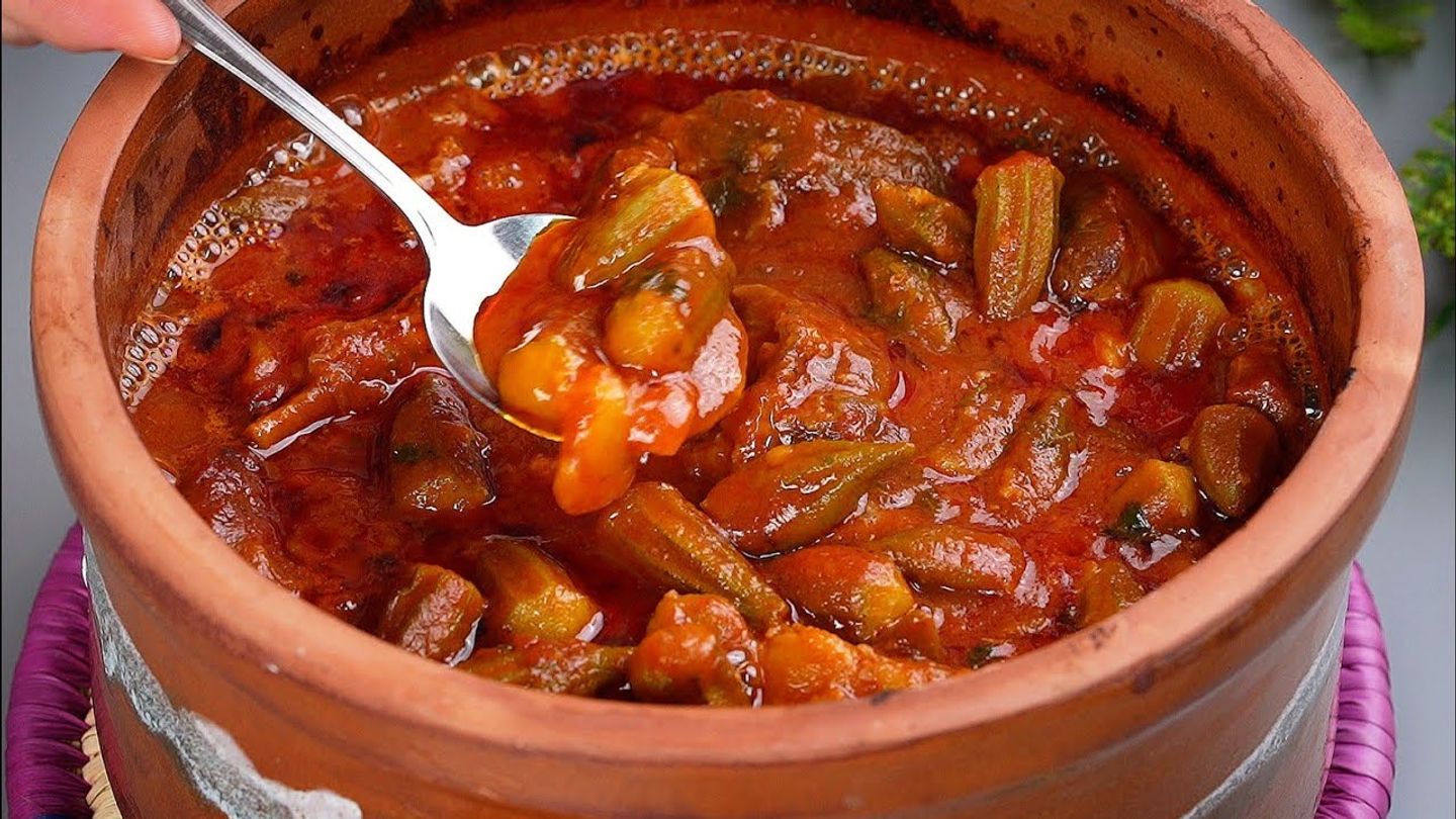طاجن بامية