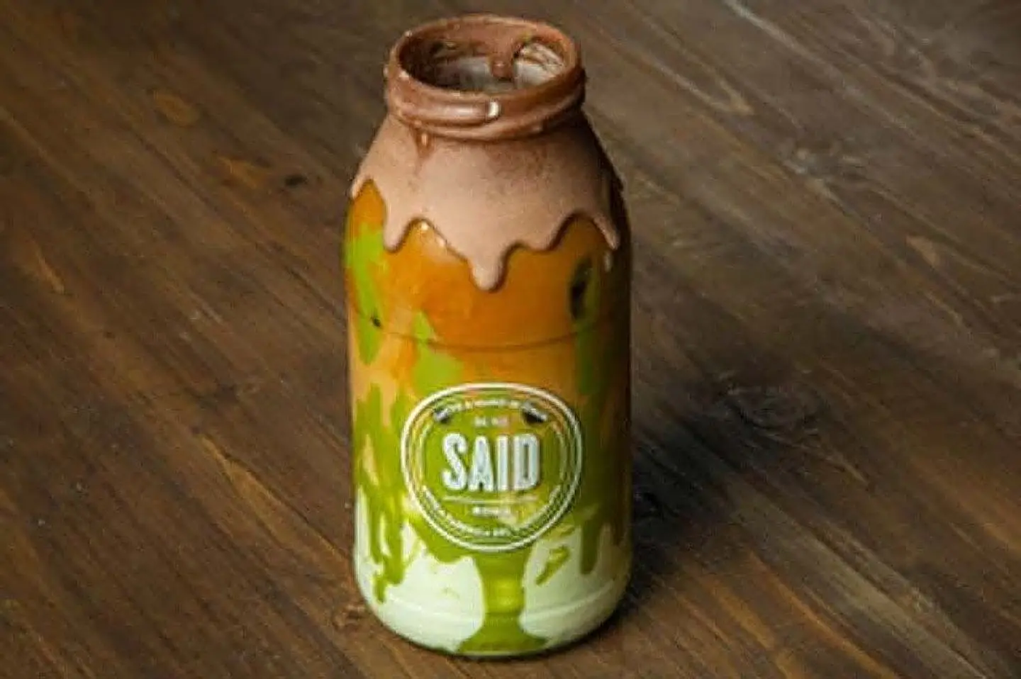 بيستاشيو لاتيه مثلجة