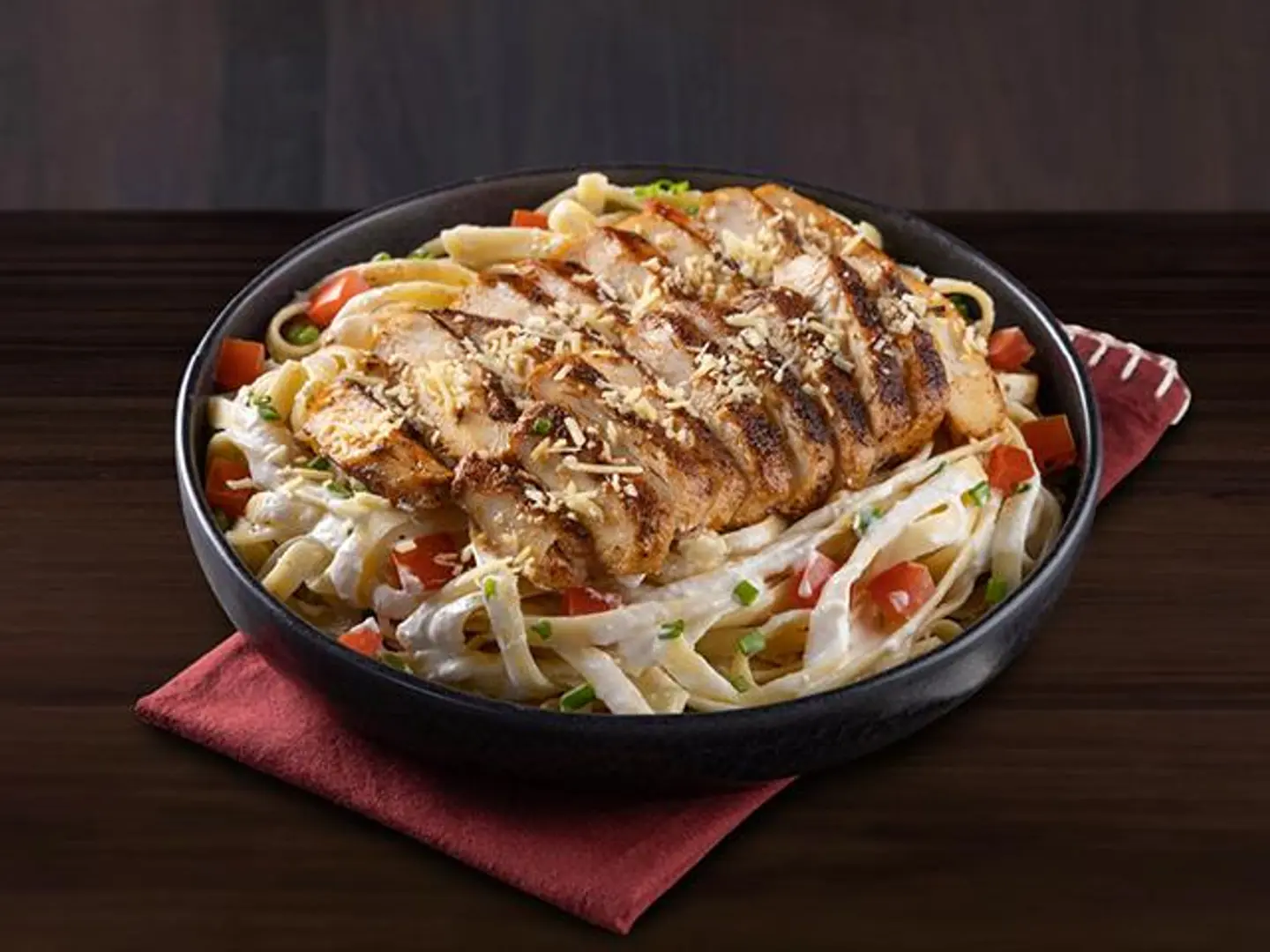 Blackened Chicken Alfredo Pasta