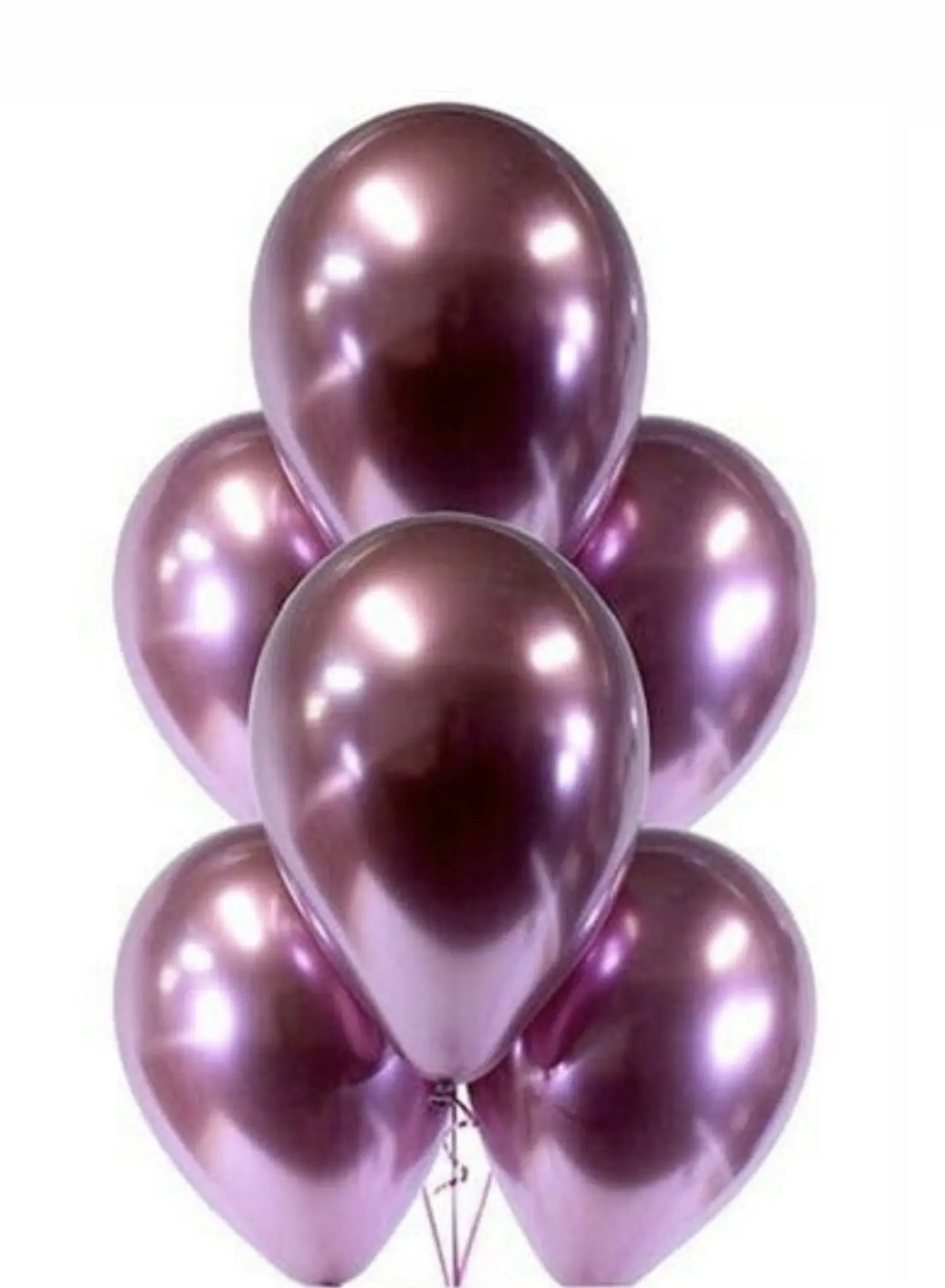 Pink Chrome Balloons