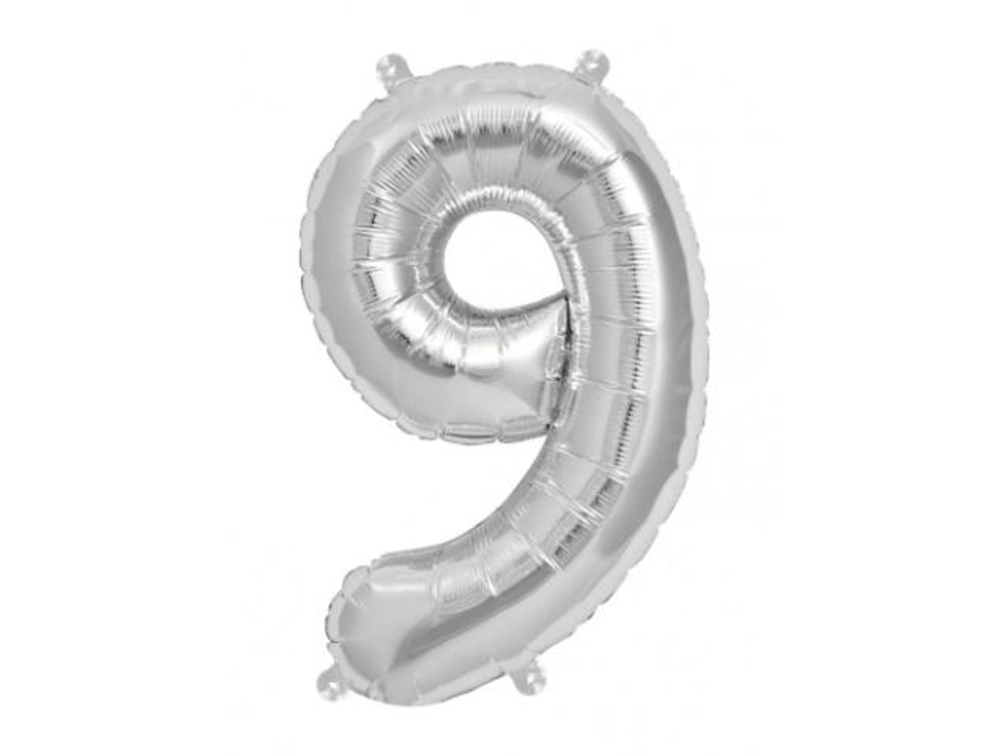 رقم 9 فضي كبير هيليوم