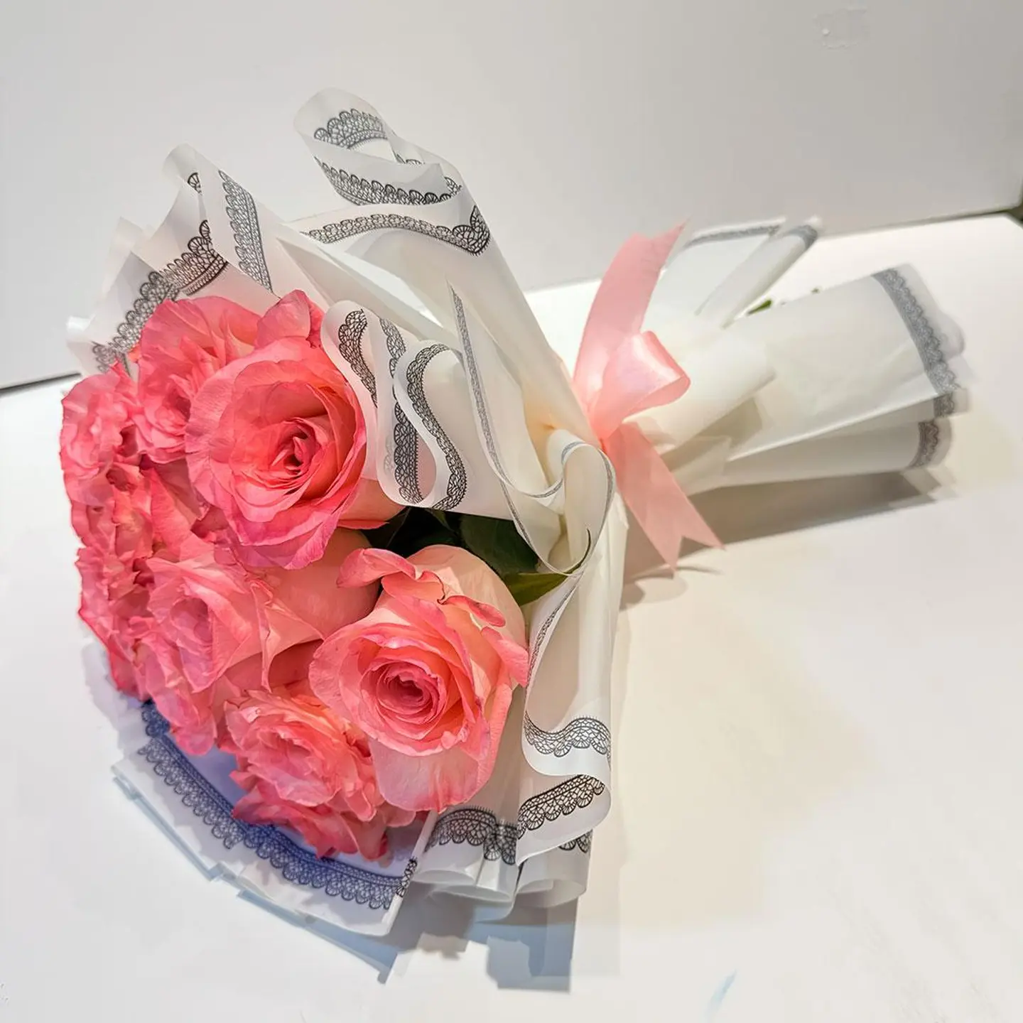 Luxury Pink Rose Bouquet 213