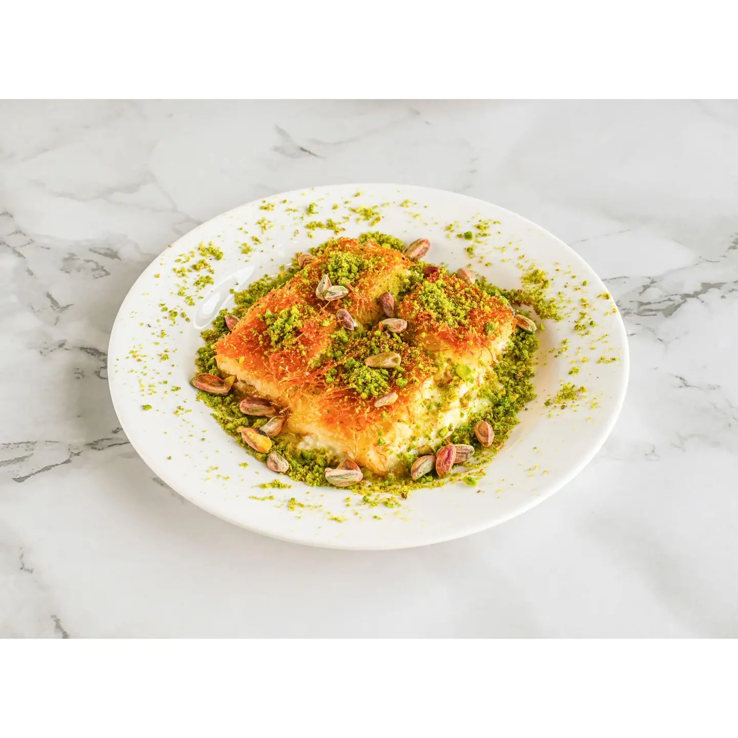 Rough Kunafa With Cream   Cold - كيلو