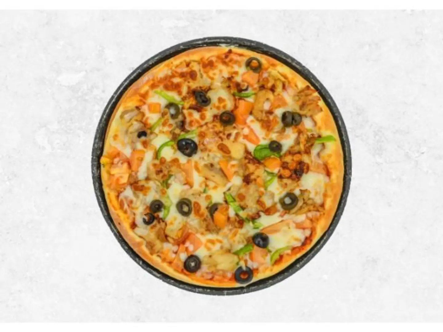 Chicken And Vegetable Pizza