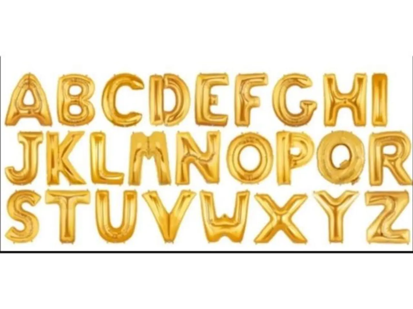 Gold Helium Letters