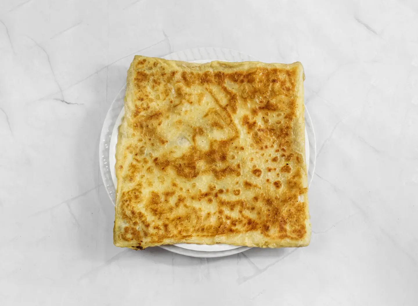 Sweet Mutabbak With Cream