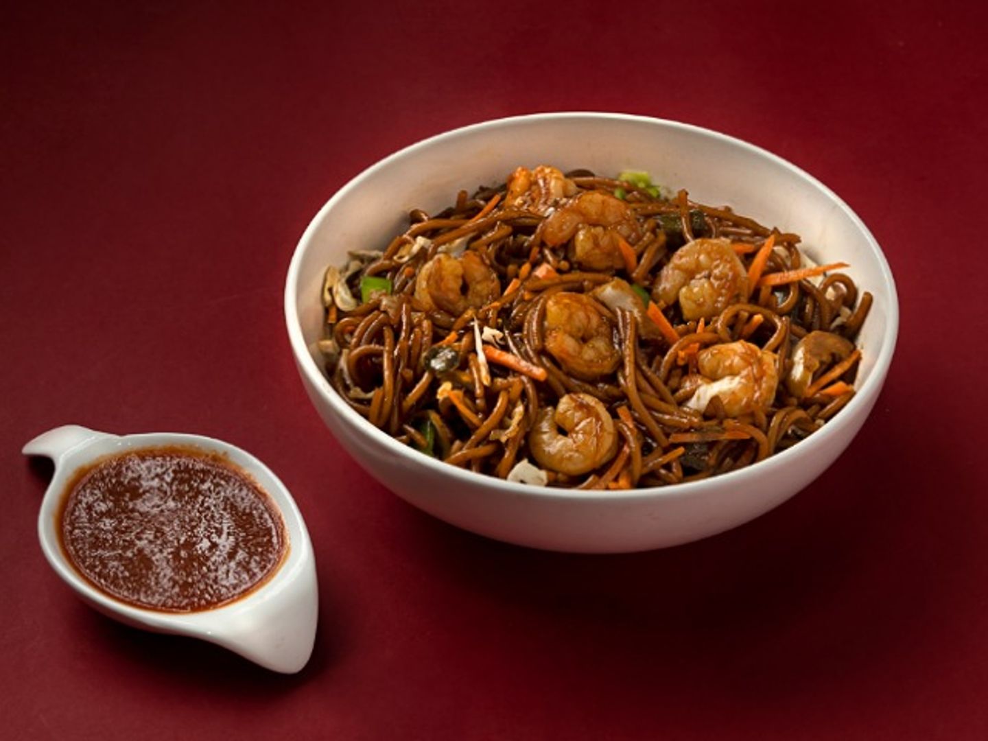 Chinese Noodles With Shrimp