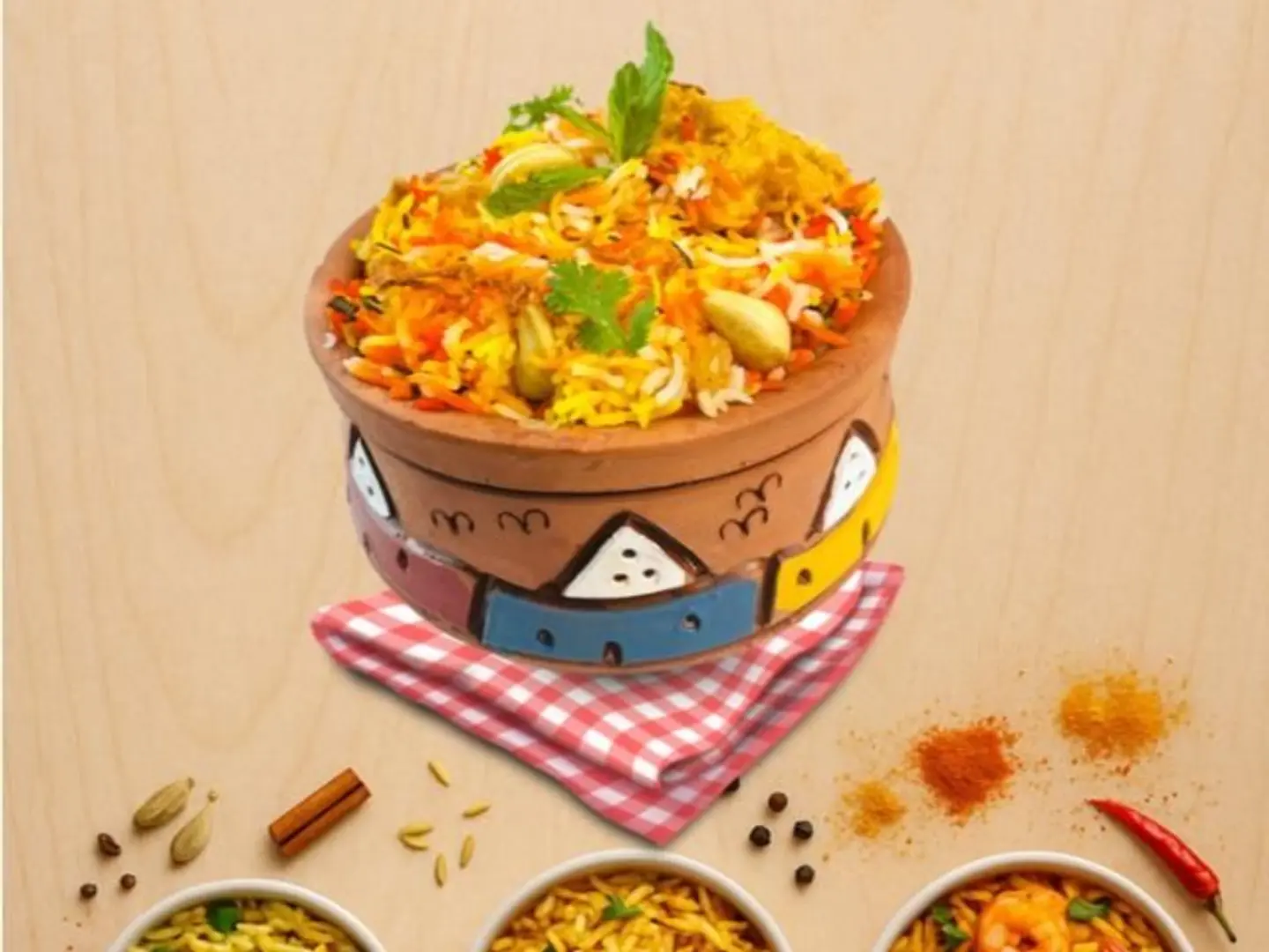 سمك سالمون برياني