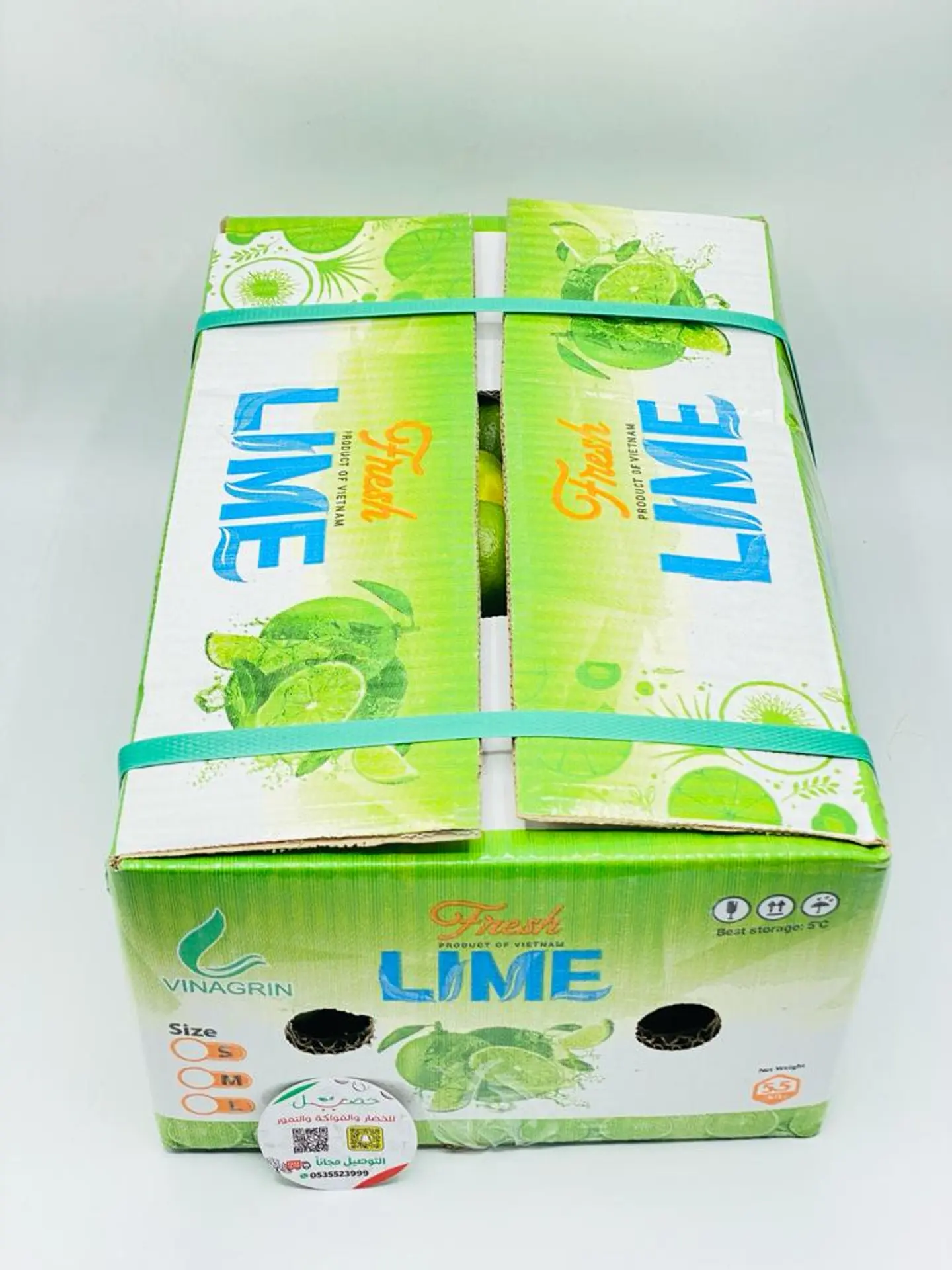 5 Kg Carton Of Vietnamese Lemons