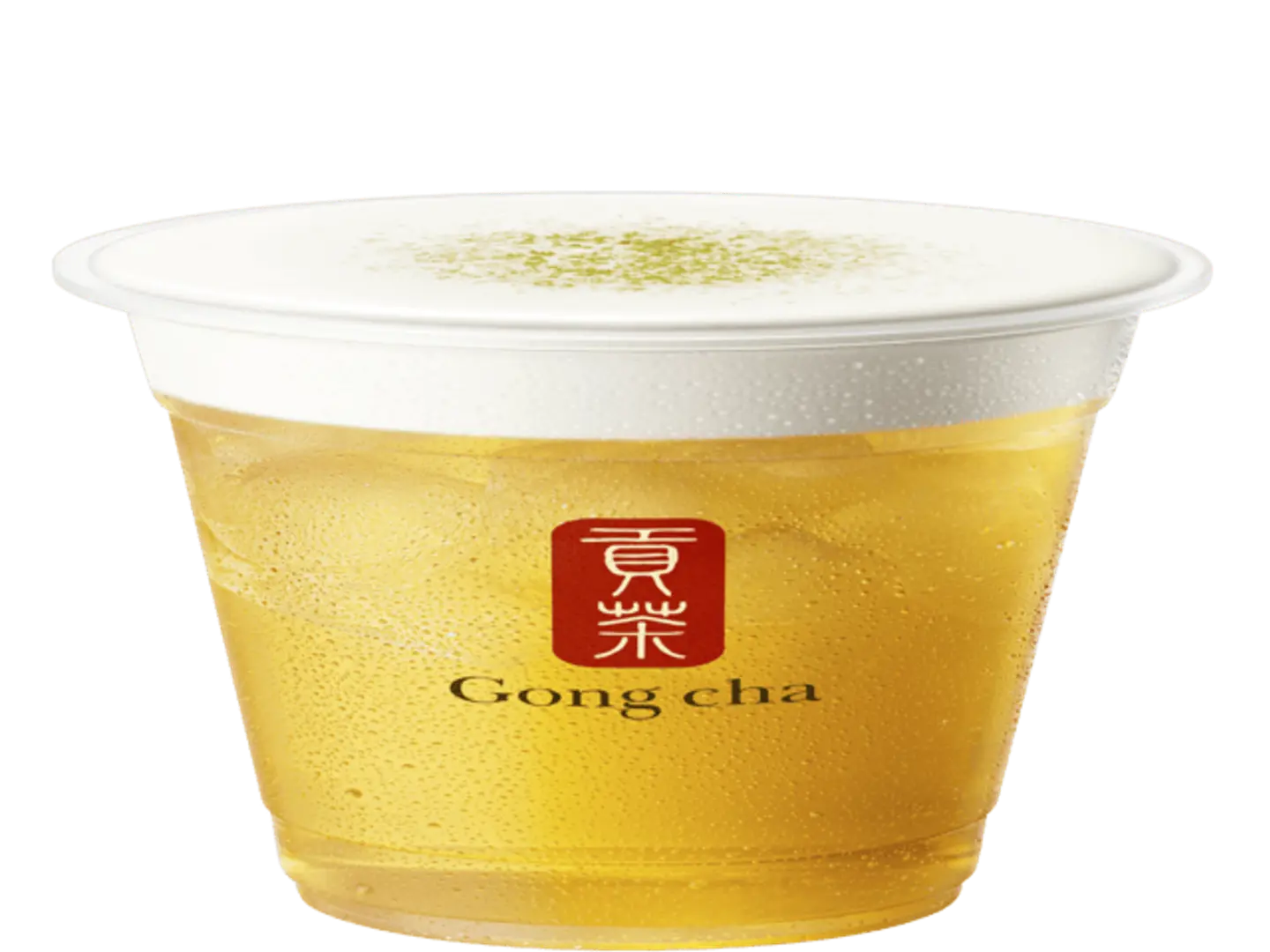 Ice Green Tea With Signature Milk Foam - Small