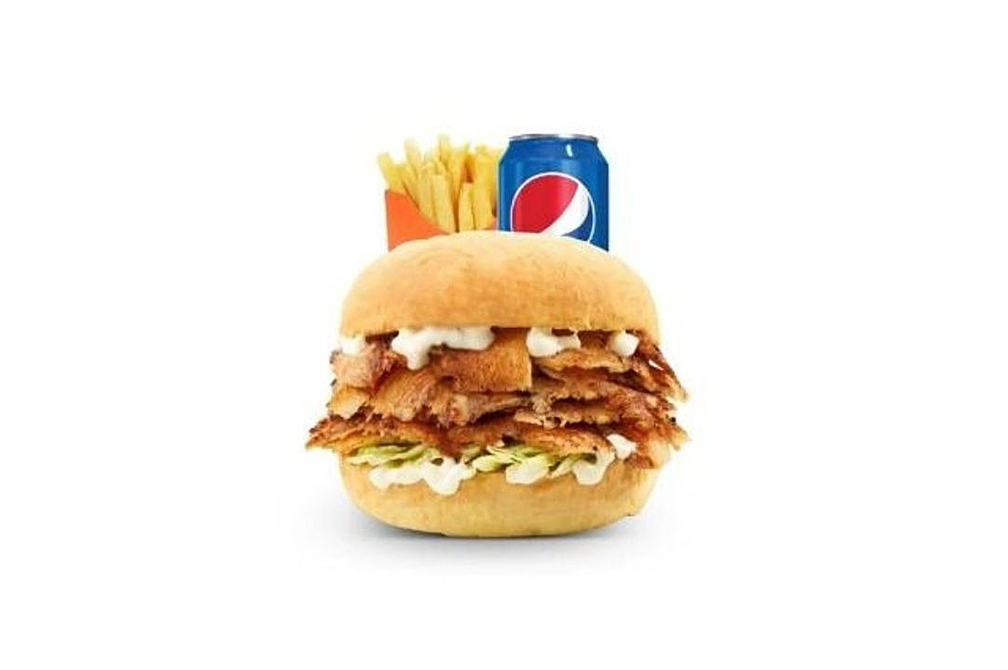 Shawarma Burger Meal
