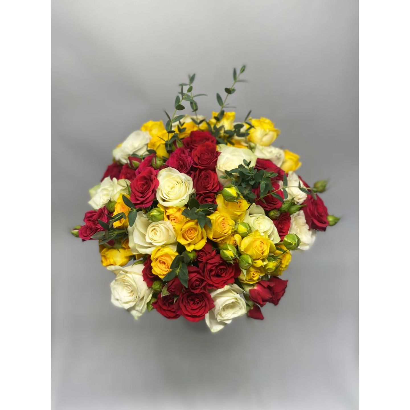 باقة روز ملونة 10