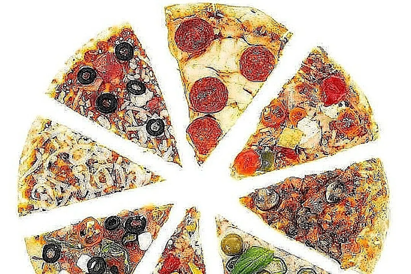 Choose Your Favorite Three Pizzas