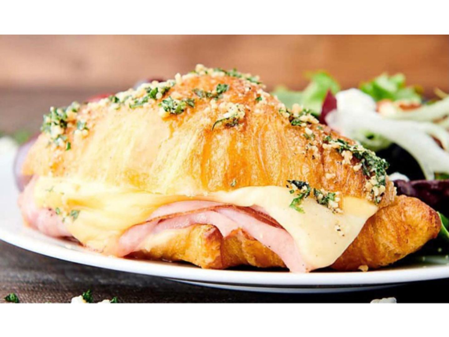 Cheese And Mortadella Croissant